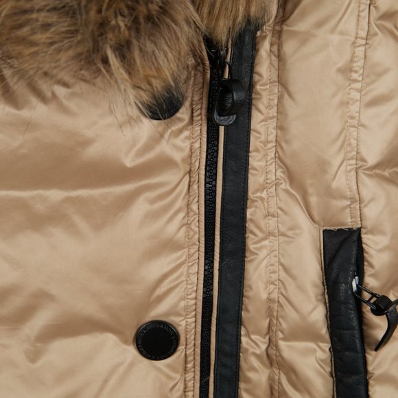 Atelier Noir by Rudsak GDown Puffy Coat in Champagne Women's Medium - Picture 4 of 13